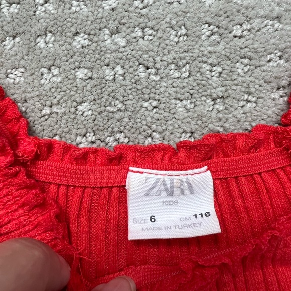 Euc Girl’s Zara top size 6 - Picture 4 of 5